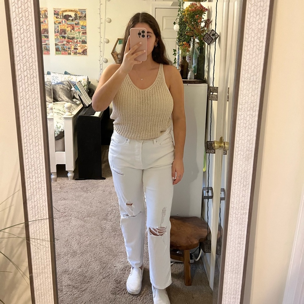 Crochet Knit Tank Top